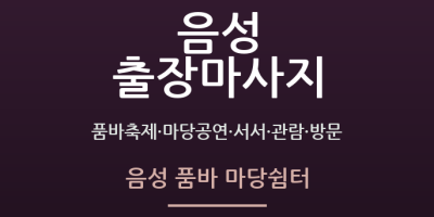 음성 품바 마당쉼터
