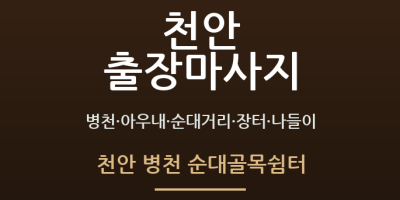 천안 병천 순대골목쉼터