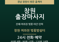 창원 출장마사지 - 진해 여좌천 벚꽃 야간… 출장마사지