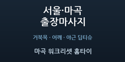 마곡 워크리셋 홈타이