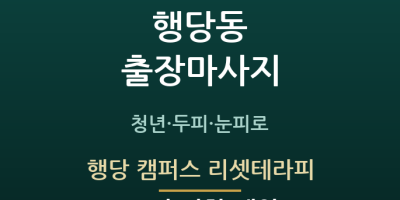 행당 캠퍼스 리셋테라피